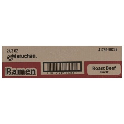 Maruchan Roast Beef Flavored Ramen Noodle Soup, 24 x 3 oz Case - DOT product image 7
