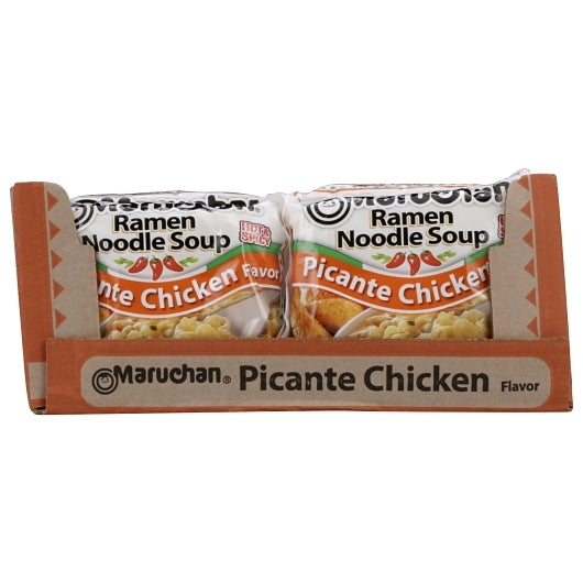 Maruchan Hot & Spicy Picante Chicken Flavored Ramen Noodle Soup, 24 x 3 oz Case - DOT product image 5