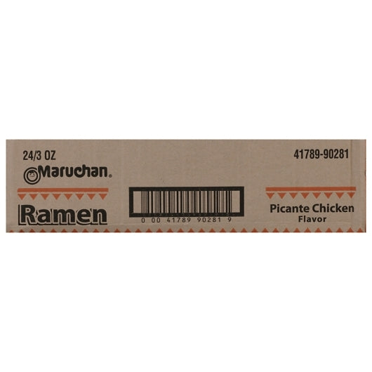 Maruchan Hot & Spicy Picante Chicken Flavored Ramen Noodle Soup, 24 x 3 oz Case - DOT product image 8