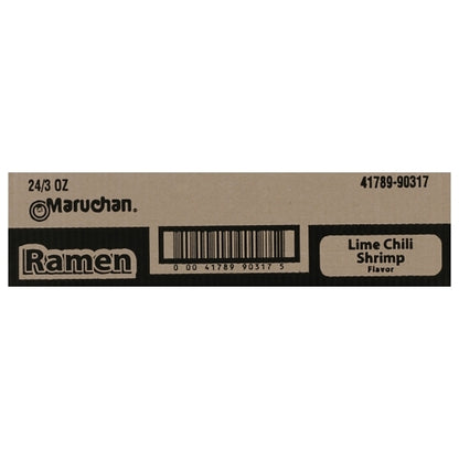 Maruchan Habanero Lime Chili Shrimp Flavored Ramen Noodle Soup, 24 x 3 oz Case - DOT product image 8