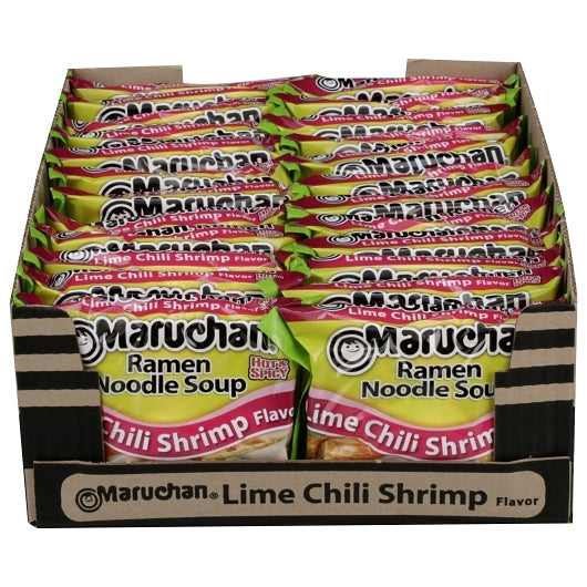Maruchan Habanero Lime Chili Shrimp Flavored Ramen Noodle Soup, 24 x 3 oz Case - DOT product image 5