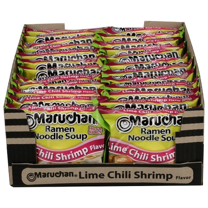 Maruchan Habanero Lime Chili Shrimp Flavored Ramen Noodle Soup, 24 x 3 oz Case - DOT product image 5