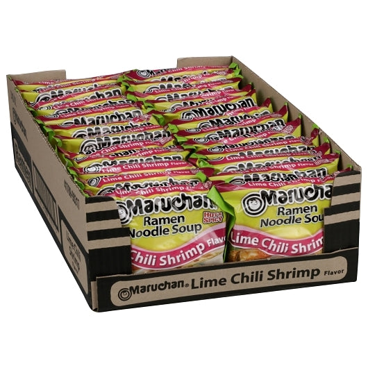 Maruchan Habanero Lime Chili Shrimp Flavored Ramen Noodle Soup, 24 x 3 oz Case - DOT product image 3
