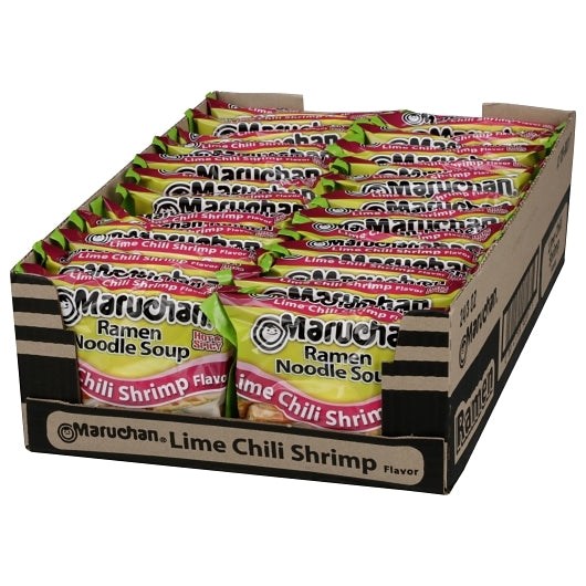 Maruchan Habanero Lime Chili Shrimp Flavored Ramen Noodle Soup, 24 x 3 oz Case - DOT product image 4