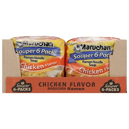 Maruchan Chicken Flavored Ramen Noodle Soup, 4 x 18 oz Case - DOT product image 4