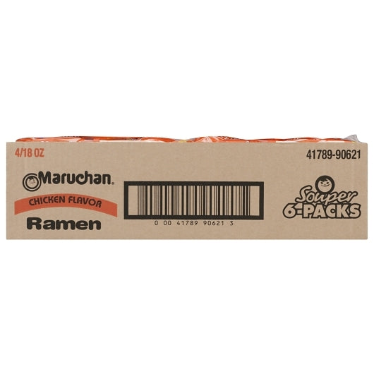 Maruchan Chicken Flavored Ramen Noodle Soup, 4 x 18 oz Case - DOT product image 7