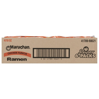 Maruchan Chicken Flavored Ramen Noodle Soup, 4 x 18 oz Case - DOT product image 7