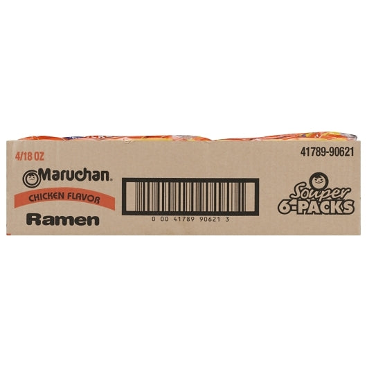 Maruchan Chicken Flavored Ramen Noodle Soup, 4 x 18 oz Case - DOT product image 6