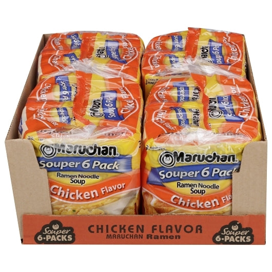 Maruchan Chicken Flavored Ramen Noodle Soup, 4 x 18 oz Case - DOT product image 3
