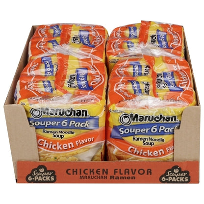 Maruchan Chicken Flavored Ramen Noodle Soup, 4 x 18 oz Case - DOT product image 3