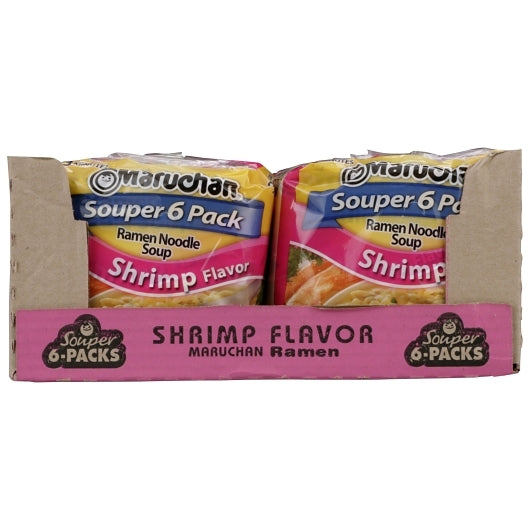 Ramen Souper Shrimp Flavored Ramen Noodle Soup, 4 x 18 oz Case - DOT product image 4