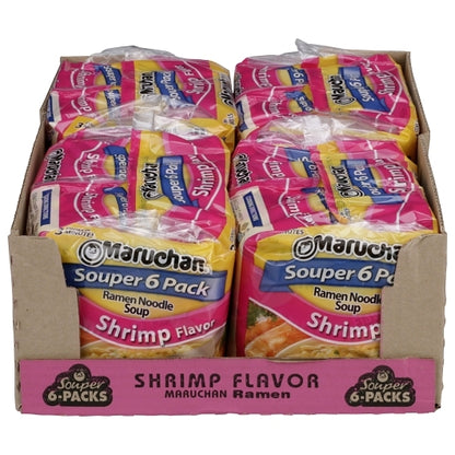 Ramen Souper Shrimp Flavored Ramen Noodle Soup, 4 x 18 oz Case - DOT product image 3