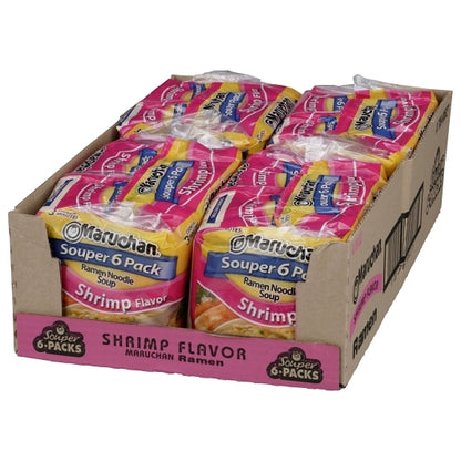Ramen Souper Shrimp Flavored Ramen Noodle Soup, 4 x 18 oz Case - DOT product image 2