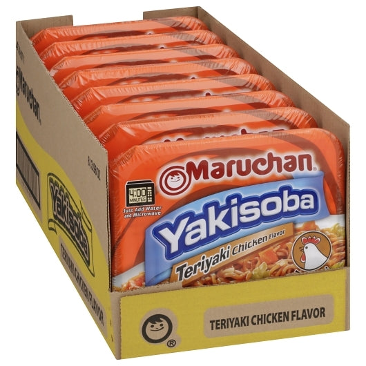 Maruchan Teriyaki Chicken Flavored Home Style Japanese Noodles, 8 x 3.98 oz Case - DOT product image 8