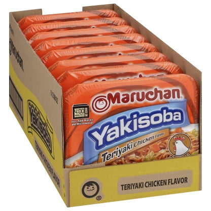 Maruchan Teriyaki Chicken Flavored Home Style Japanese Noodles, 8 x 3.98 oz Case - DOT product image 8