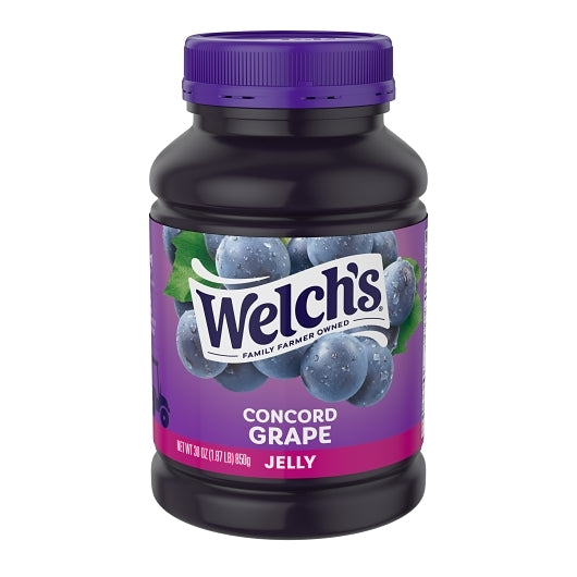 Welch's Grape Jelly, 12 x 30 oz Case - Condiments & Sauces