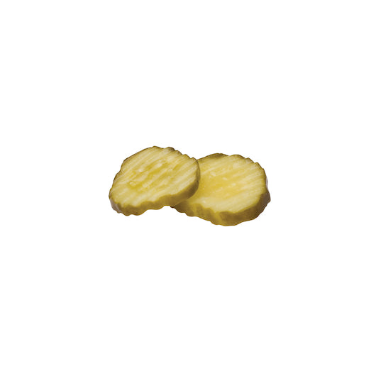 Bay Valley Bread & Butter 5/16 Crinkle Cut Pickle Slice Bulk, 1 x 2 GA Case - Condiments & Sauces