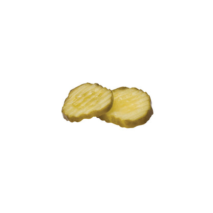 Bay Valley Bread & Butter 5/16 Crinkle Cut Pickle Slice Bulk, 1 x 2 GA Case - Condiments & Sauces