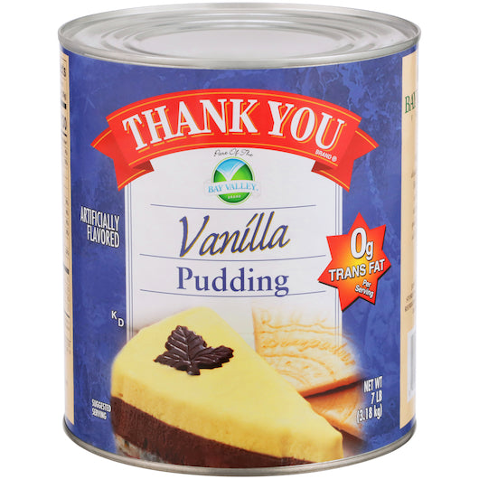 Thank You VANILLA Pudding, 6 x 112 oz Case - DOT product image 3