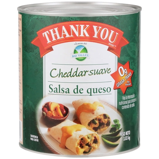 Thank You Mild Cheddar Cheese Sauce, 6 x 7 lb Case - Condiments & Sauces
