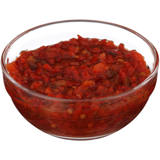 Bay Valley Hot Chopped Pepper And Pickle Relish Bulk, 4 x 1 GA Case - GS1 styled product image