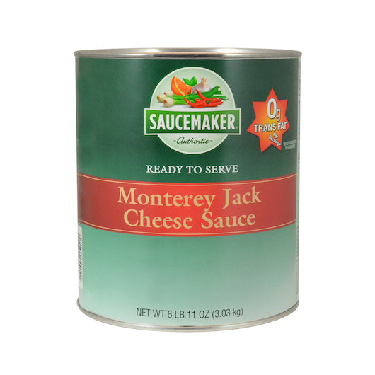 Saucemaker White Monterey Jack Cheese Sauce, 6 x 107 oz Case - Condiments & Sauces