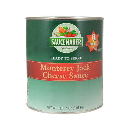 Saucemaker White Monterey Jack Cheese Sauce, 6 x 107 oz Case - Condiments & Sauces