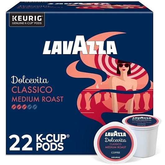 Lavazza Classico Licorice Kcup, 4 x 22 ct Case - Coffee & Tea