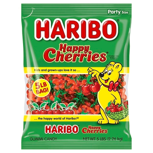 Haribo Confectionery Twin Cherries Gummy Candy Bulk, 6 x 5 lb Case - DOT product image 6