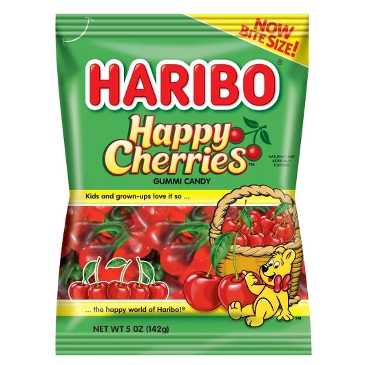 Haribo Happy Cherries Gummy Candy, 12 x 5 oz Case - DOT product image 2