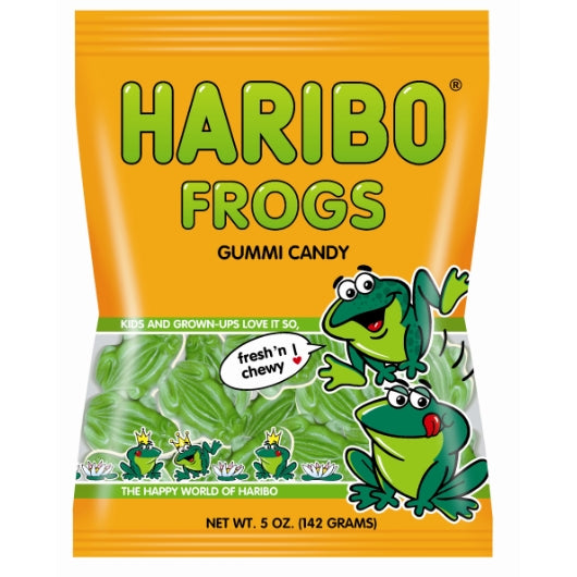 Haribo Frogs Gummi Candy, 12 x 5 oz Case - DOT product image 2