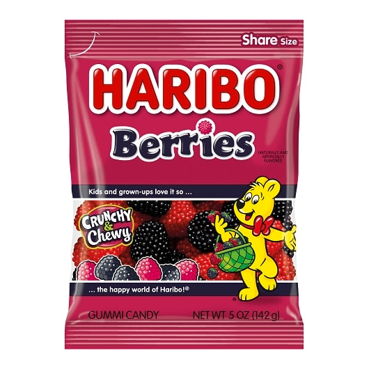 Haribo Confectionery Berries Gummy Candy, 12 x 5 oz Case - DOT product image 2