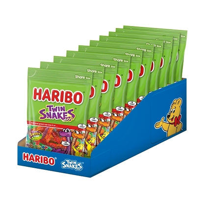 Haribo Twin Snakes Gummy Candy, 10 x 8 oz Case - DOT product image 6