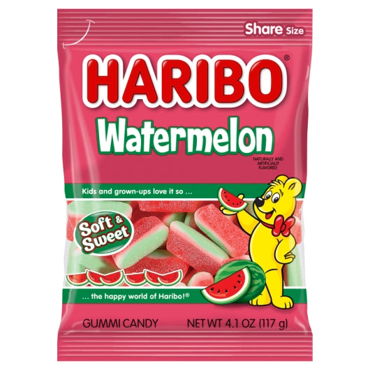 Haribo Watermelon Gummies, 12 x 4.1 oz Case - DOT product image 2