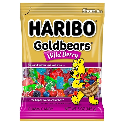 Haribo Wild Berry, 12 x 5 oz Case - Candy & Confections