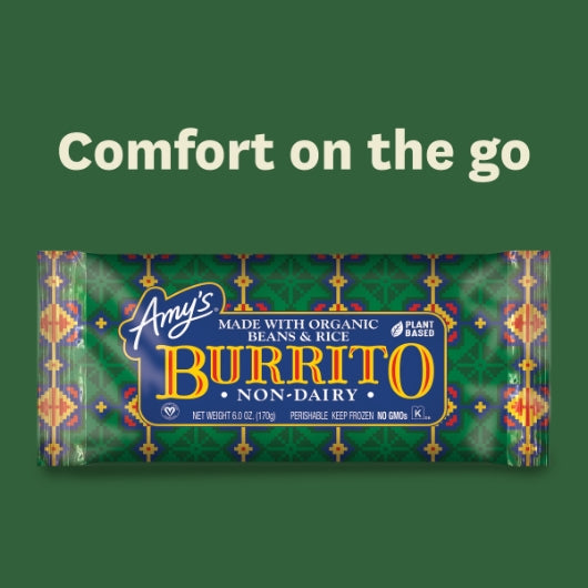 Amy's Bean & Rice Burrito, Dairy-Free, Organic (6 Oz. Boxes, 12 Per Case) - DOT product image 7