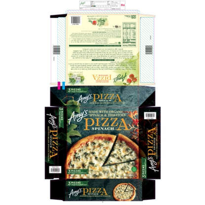 Amy's Spinach Pizza, 8 x 14 oz Case - Prepared Foods