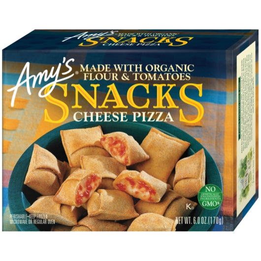 Amy's Cheese Pizza Snacks, 12 x 6 oz Case - Prepared Foods
