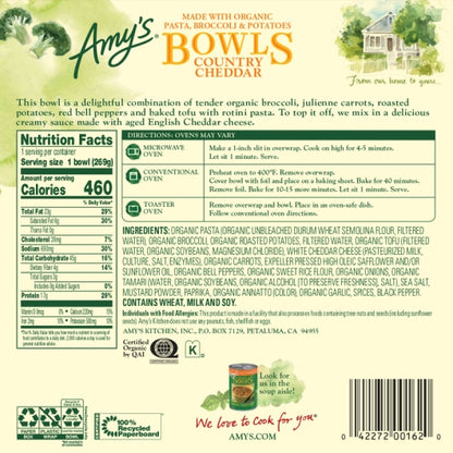 Amy's Country Cheddar Bowl, 12 x 9.5 oz Case - DOT product image 5