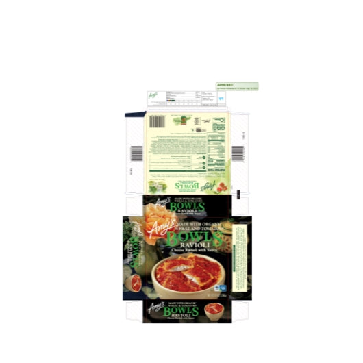 Amy's Ravioli Bowl, 12 x 9.5 oz Case - Plates Bowls