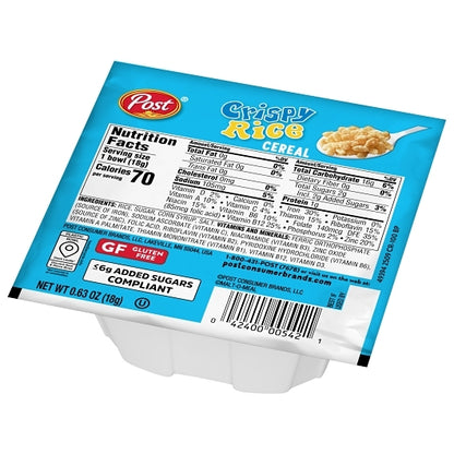 Malt-O-Meal Crispy Rice Cereal Single Serve Bowl, 96 x 0.63 oz Case - DOT product image 3