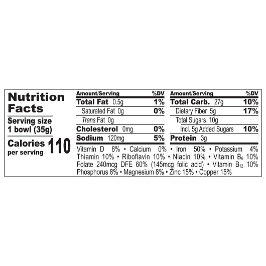 Malt-O-Meal Raisin Bran Cereal, 96 x 1.25 oz Case - DOT product image 7