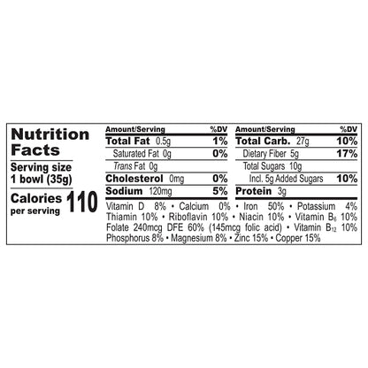 Malt-O-Meal Raisin Bran Cereal, 96 x 1.25 oz Case - DOT product image 7