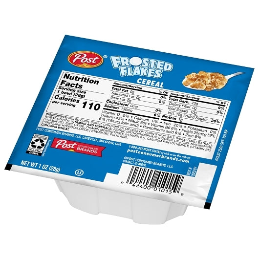 Post Frosted Flakes Cereal Single Serve Bowl, 96 x 1 oz Case - DOT product image 3