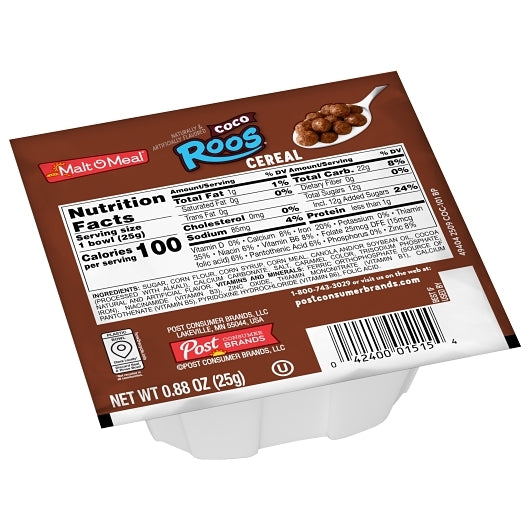 Malt-O-Meal Coco-Roos Cereal Coco Roos, 96 x 0.88 oz Case - DOT product image 2