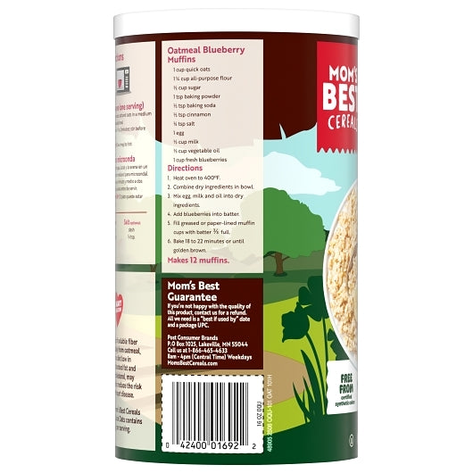 Mom'S Best Quick Oats, 12 x 16 oz Case - DOT product image 4