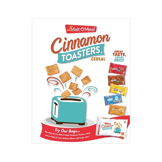Malt O Meal Cinnamon Toasters Cereal, 12 x 12 oz Case - DOT product image 8