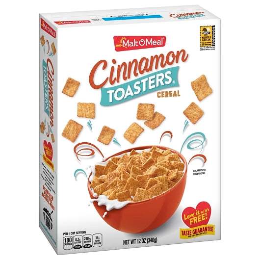Malt O Meal Cinnamon Toasters Cereal, 12 x 12 oz Case - DOT product image 3