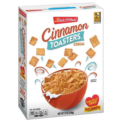 Malt O Meal Cinnamon Toasters Cereal, 12 x 12 oz Case - DOT product image 3