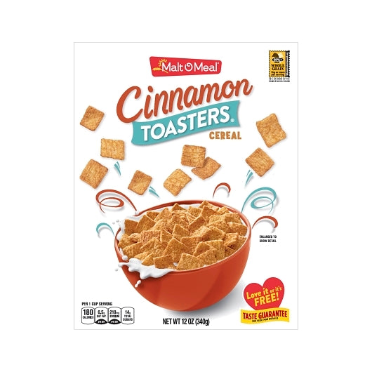 Malt O Meal Cinnamon Toasters Cereal, 12 x 12 oz Case - DOT product image 2